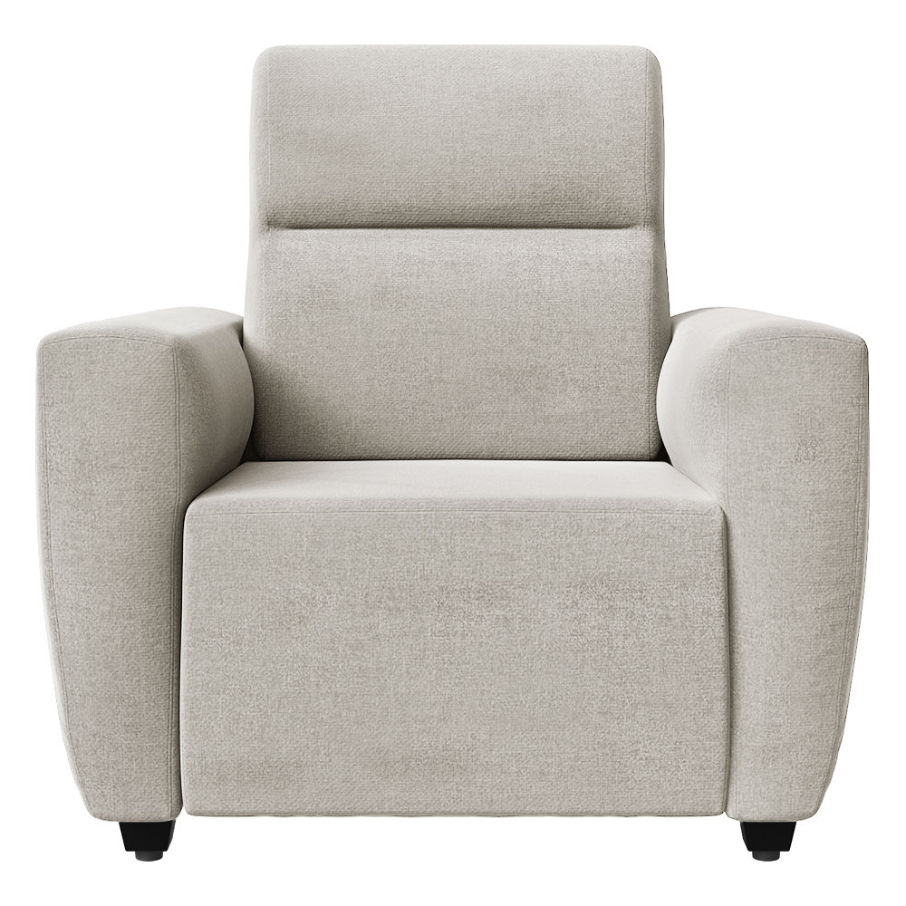 Wakefit Belize sofa - Single seater Reflection White